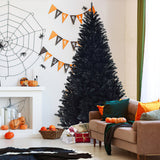 CUSchoice 7.5 Feet Hinged Artificial Halloween Christmas Tree