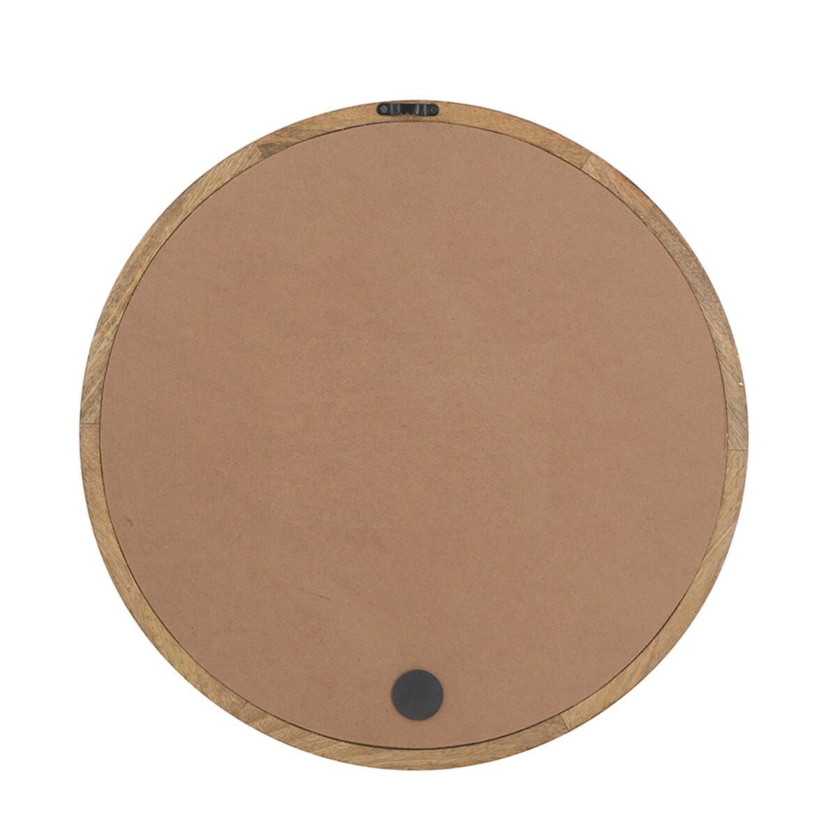 CUSchoice Circle Wall Mirror with Wooden Frame - 20" x 20"