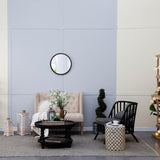 CUSchoice Circle Wall Mirror with Wooden Frame - 20" x 20"