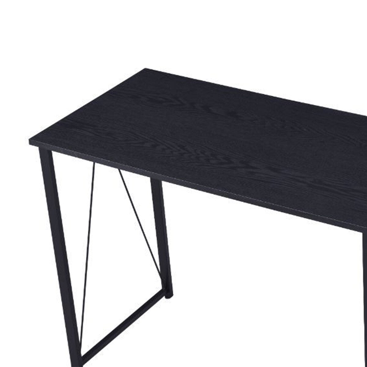 CUSchoice 47"L X 19"W X 28"H Metal and Wood Writing Desk（Open Base）