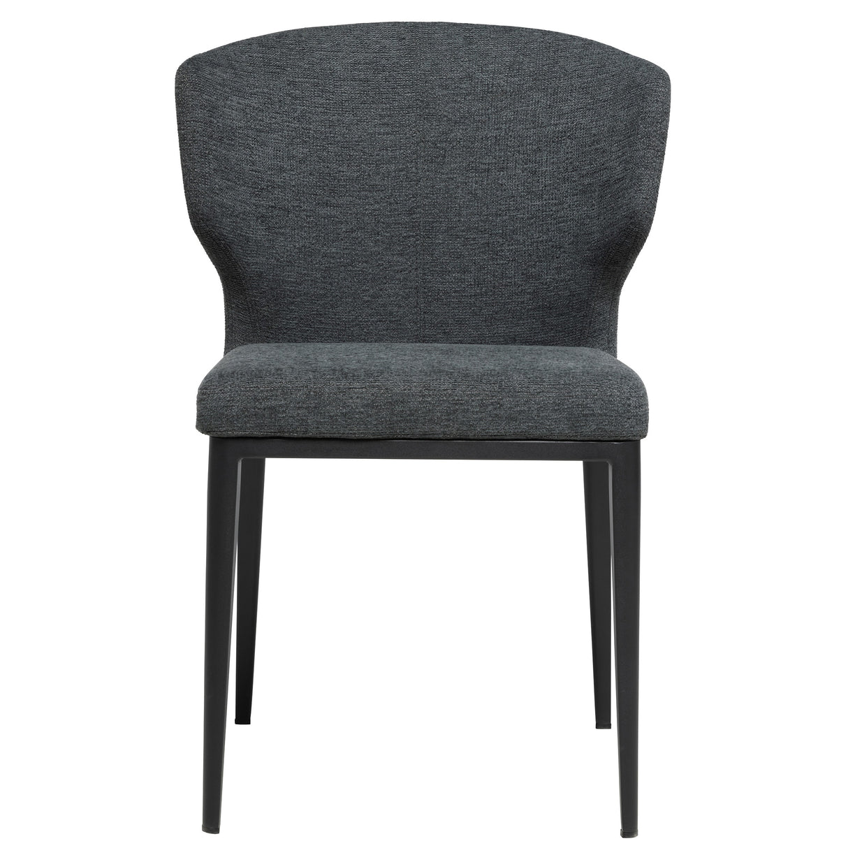 Cabo Mid-Century Modern Chenille Upholstered Wingback Dining Chair