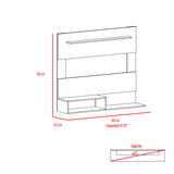 FM Furniture Cabos Floating Entertainment Center For TVs up to 55-inches