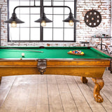 Cade 34.25" 3-Light Metal Farmhouse Industrial LED Pendant, Oil Rubbed Bronze by JONATHAN Y