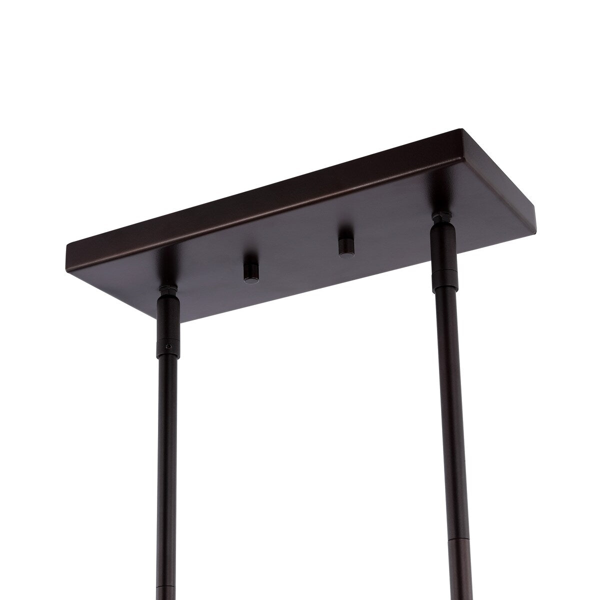 Cade 34.25" 3-Light Metal Farmhouse Industrial LED Pendant, Oil Rubbed Bronze by JONATHAN Y