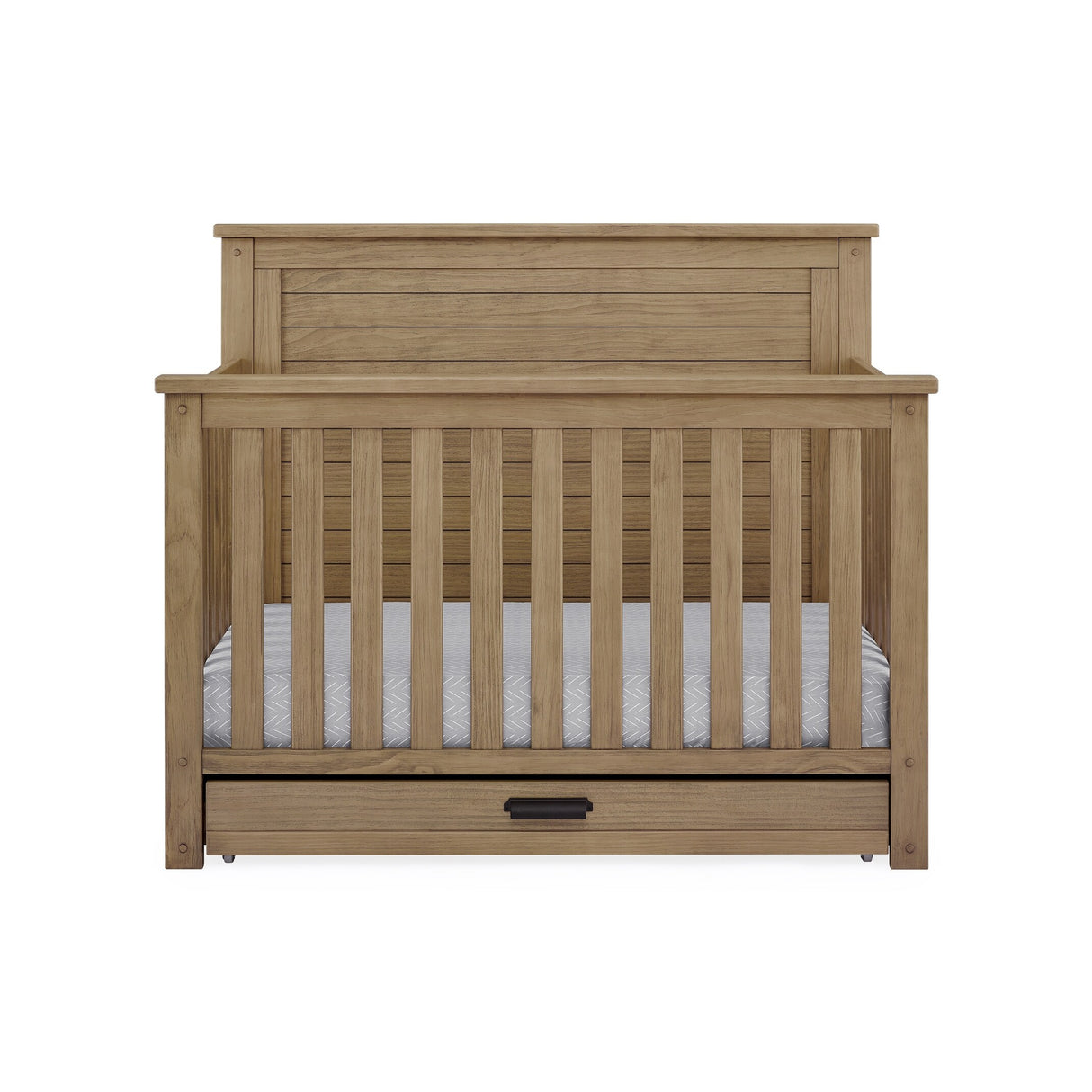 Caden 6-in-1 Convertible Crib with Trundle Drawer - N/A