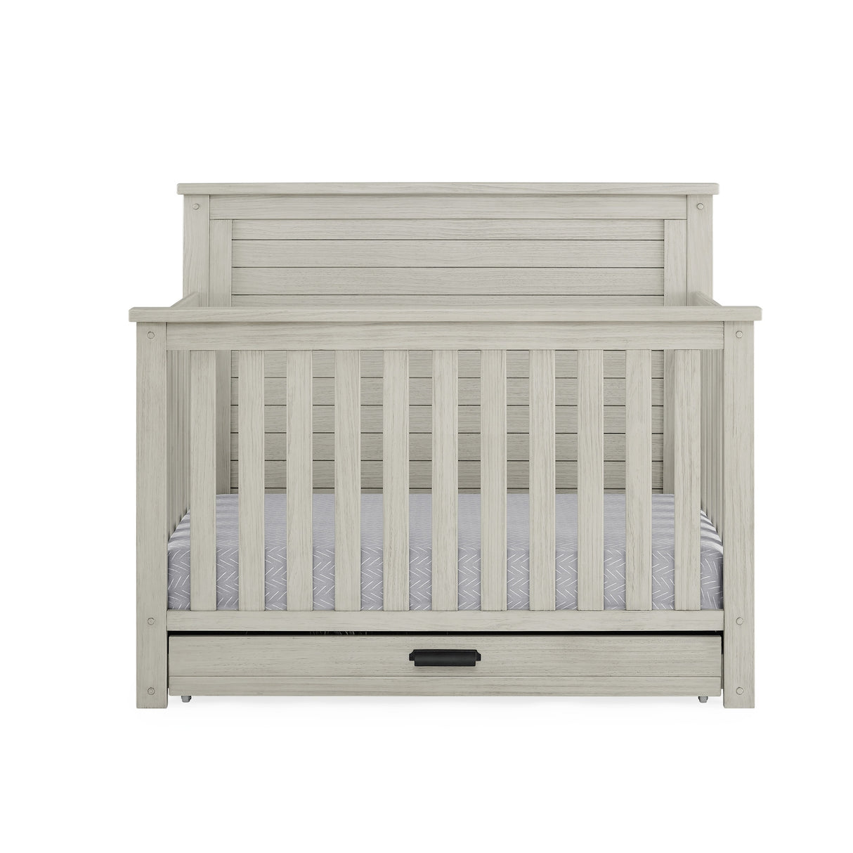 Caden 6-in-1 Convertible Crib with Trundle Drawer - N/A