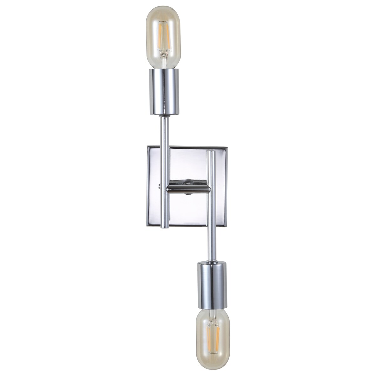 Cadence Metal LED Wall Sconce, Chrome by JONATHAN Y