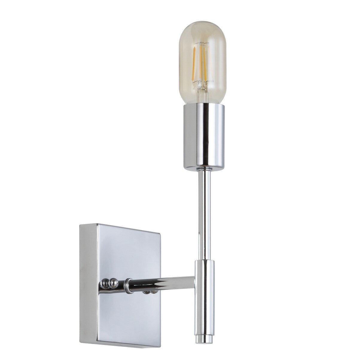 Cadence Metal LED Wall Sconce, Chrome by JONATHAN Y