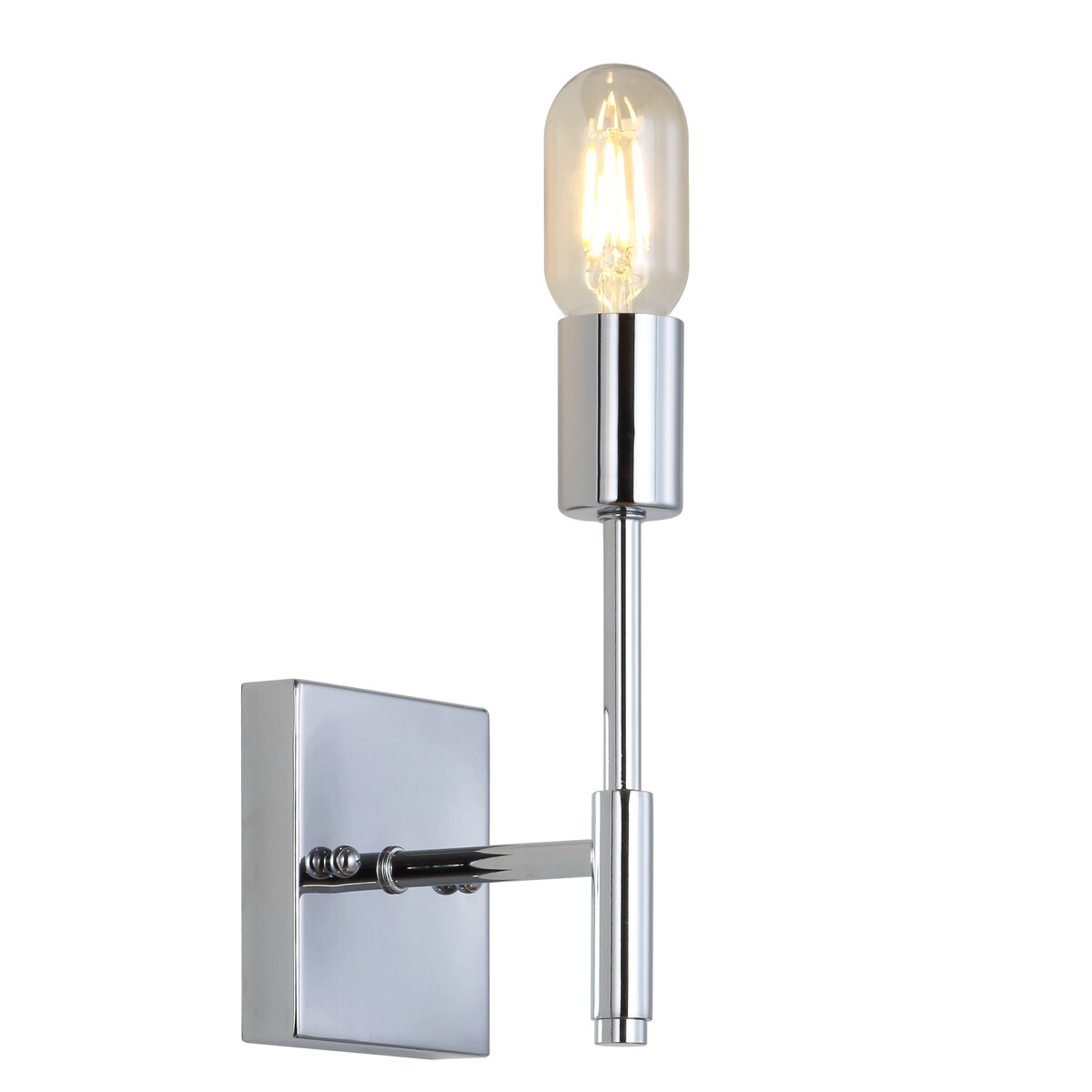 Cadence Metal LED Wall Sconce, Chrome by JONATHAN Y