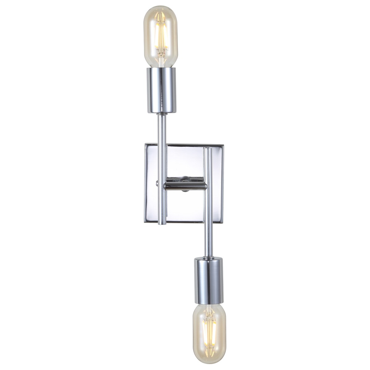 Cadence Metal LED Wall Sconce, Chrome by JONATHAN Y