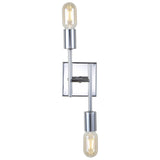 Cadence Metal LED Wall Sconce, Chrome by JONATHAN Y