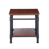 Cagny Industrial Wood End Tables (Set of 2) by Christopher Knight Home