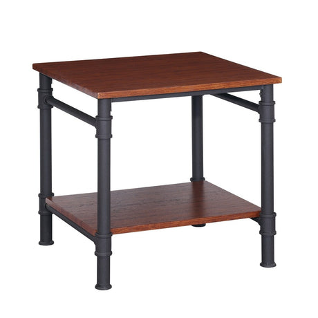 Cagny Industrial Wood End Tables (Set of 2) by Christopher Knight Home