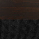 Cain 60" x 24" Training Table- Mocha Walnut & 2 Cadence Nesting Chairs- Black