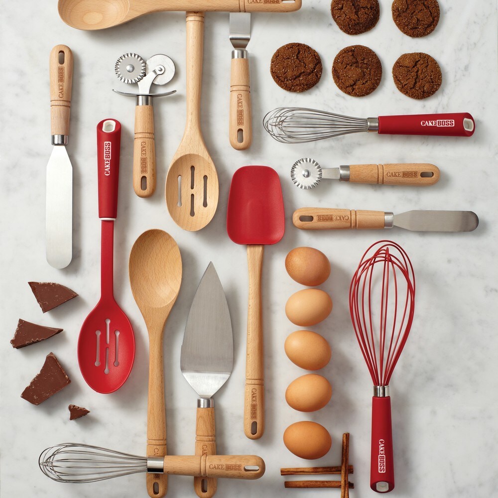 Cake Boss Red Stainless Steel Tools and Gadgets 10" Icing Spatula