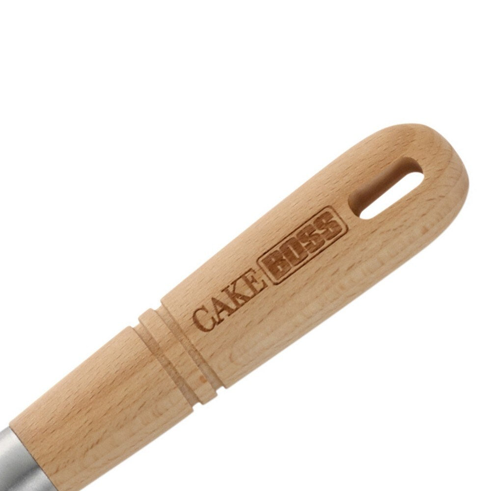 Cake Boss Wooden Tools and Gadgets 8-inch Stainless Steel Icing Spatula