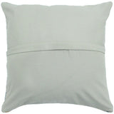 Calabres Blue/Ivory Hand-Woven Kilim Throw Pillow -18"x18"