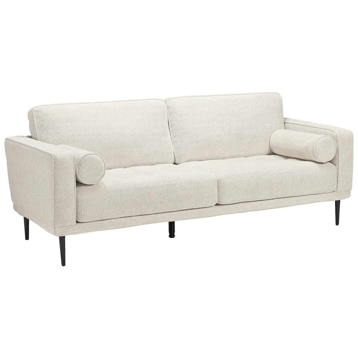 Caladeron Mid-Century Sandstone Sofa - 82"W x 36"D x 14"H