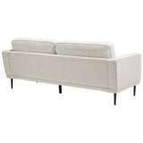 Caladeron Mid-Century Sandstone Sofa - 82"W x 36"D x 14"H