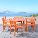 Caladesi Stackable Wood Dining Set