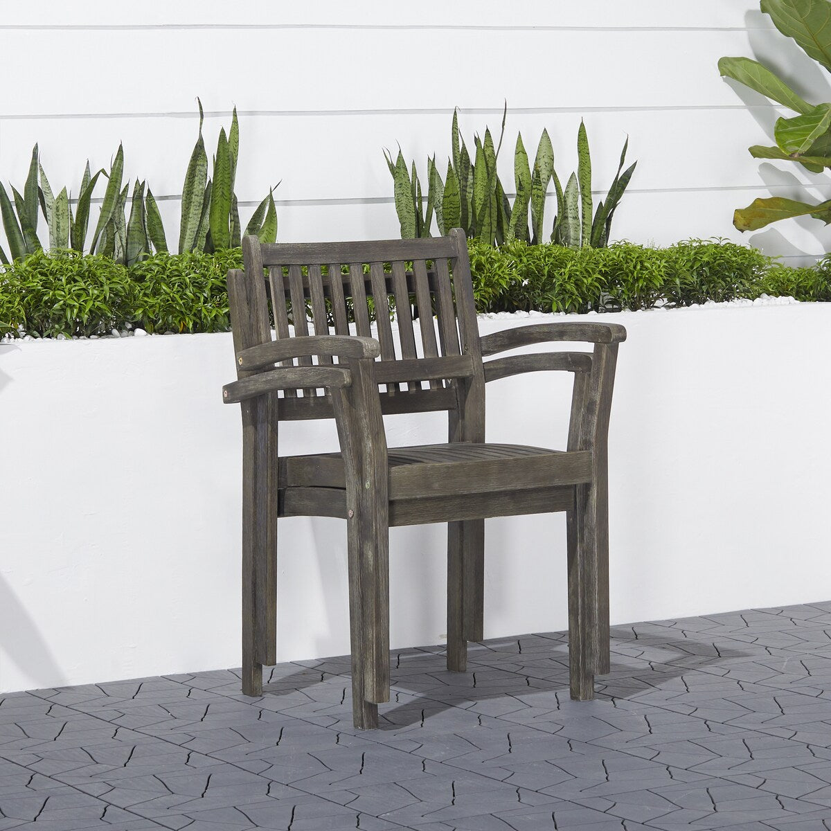 Caladesi Stackable Wood Dining Set