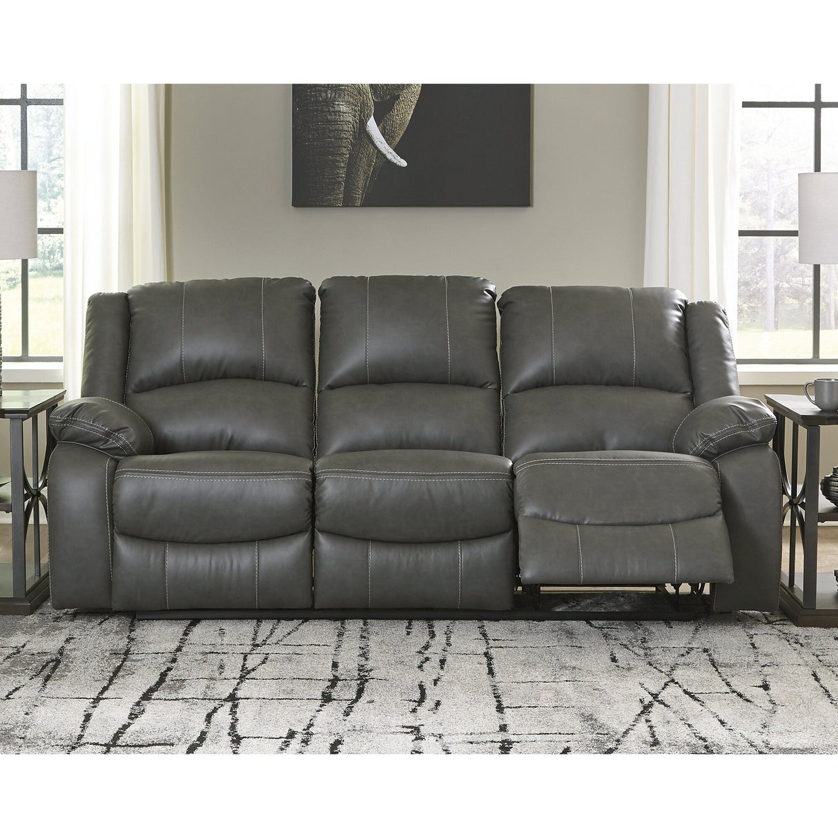 Signature Design by Ashley Calderwell Contemporary Reclining Sofa