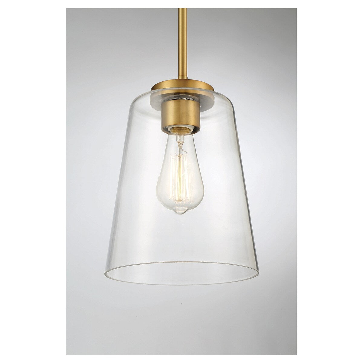Calhoun 1 Light Matte Black Large Mini-Pendant