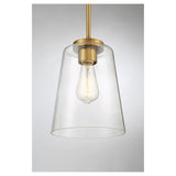 Calhoun 1 Light Matte Black Large Mini-Pendant