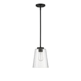 Calhoun 1 Light Matte Black Large Mini-Pendant