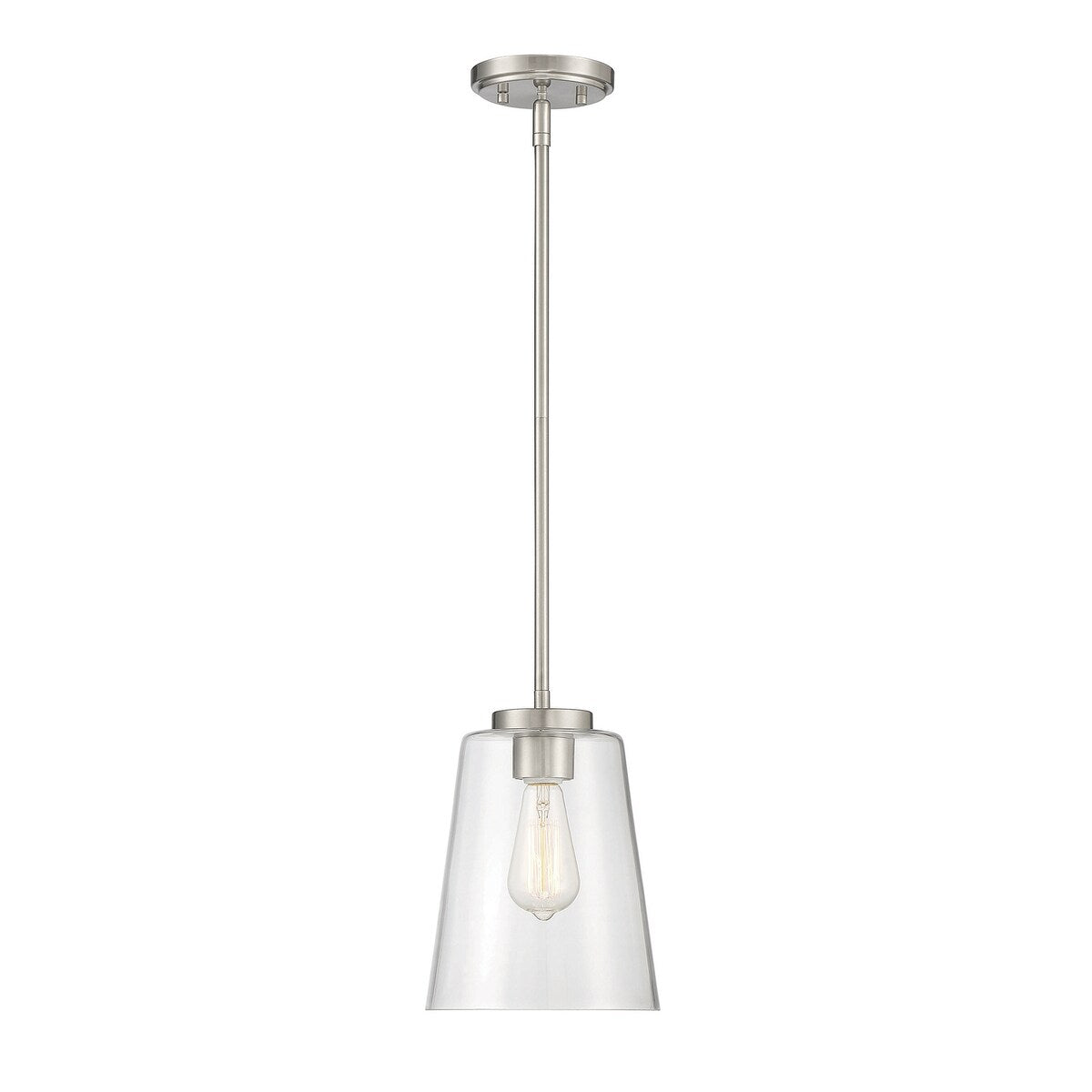 Calhoun 1 Light Matte Black Large Mini-Pendant