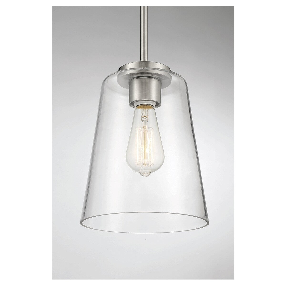 Calhoun 1 Light Matte Black Large Mini-Pendant