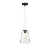 Calhoun 1 Light Matte Black Large Mini-Pendant