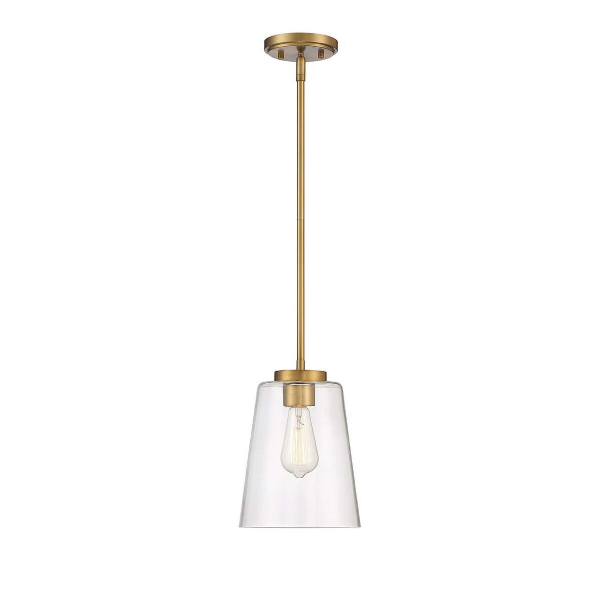 Calhoun 1 Light Matte Black Large Mini-Pendant