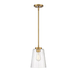Calhoun 1 Light Matte Black Large Mini-Pendant