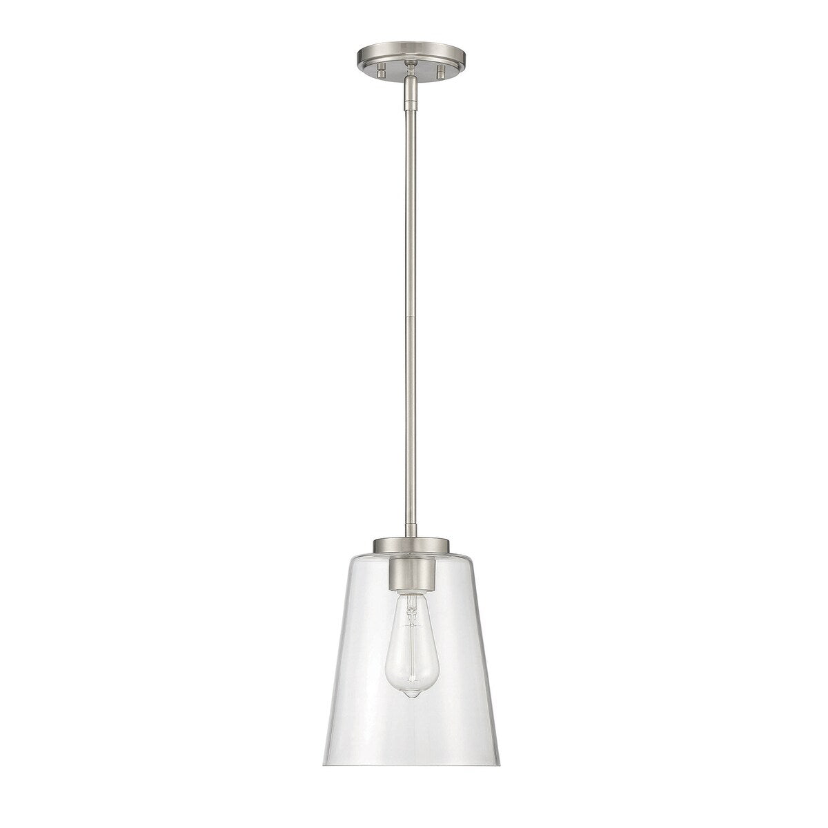 Calhoun 1 Light Matte Black Large Mini-Pendant