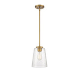 Calhoun 1 Light Matte Black Large Mini-Pendant