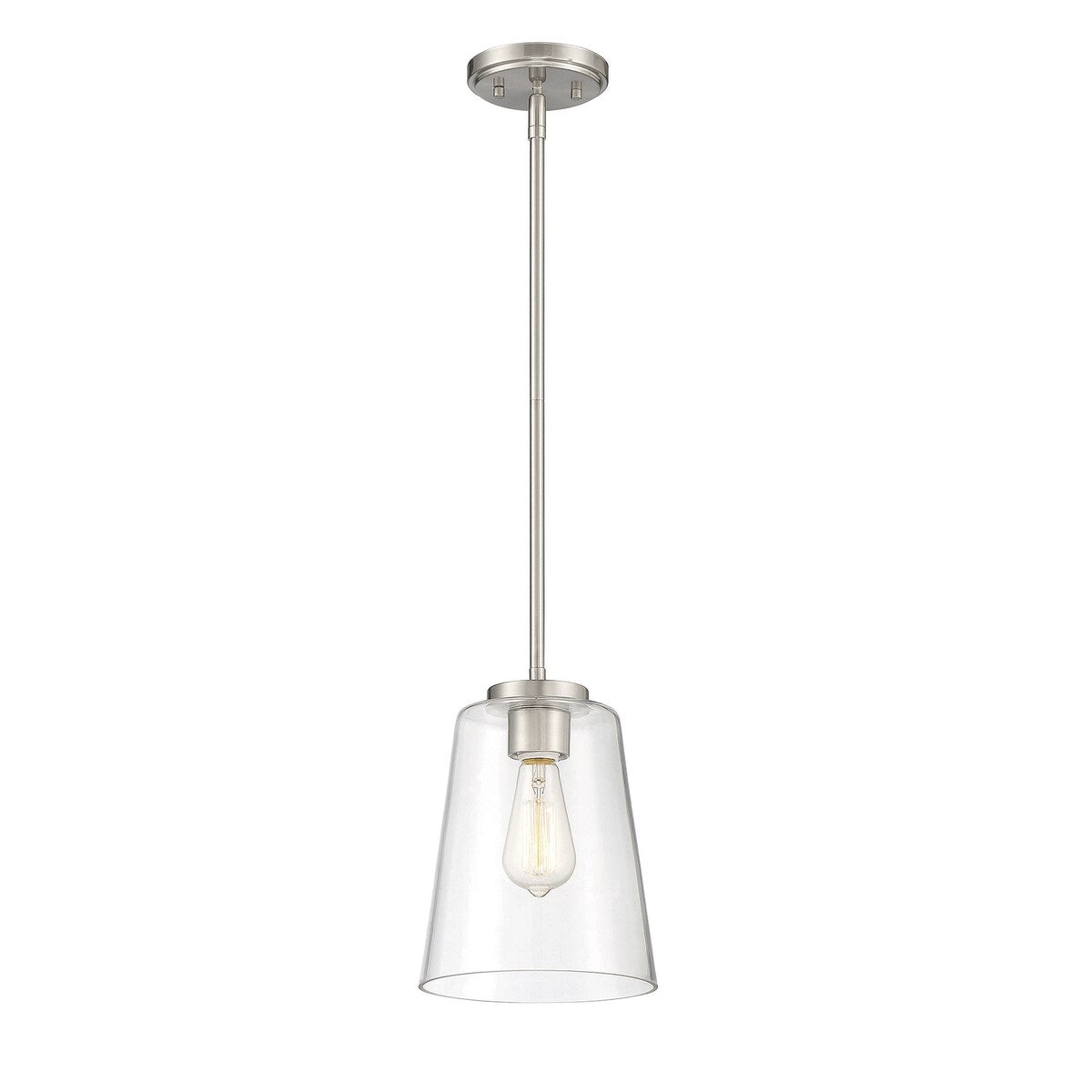 Calhoun 1 Light Matte Black Large Mini-Pendant