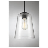 Calhoun 1 Light Matte Black Large Mini-Pendant