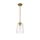 Calhoun 1 Light Matte Black Large Mini-Pendant