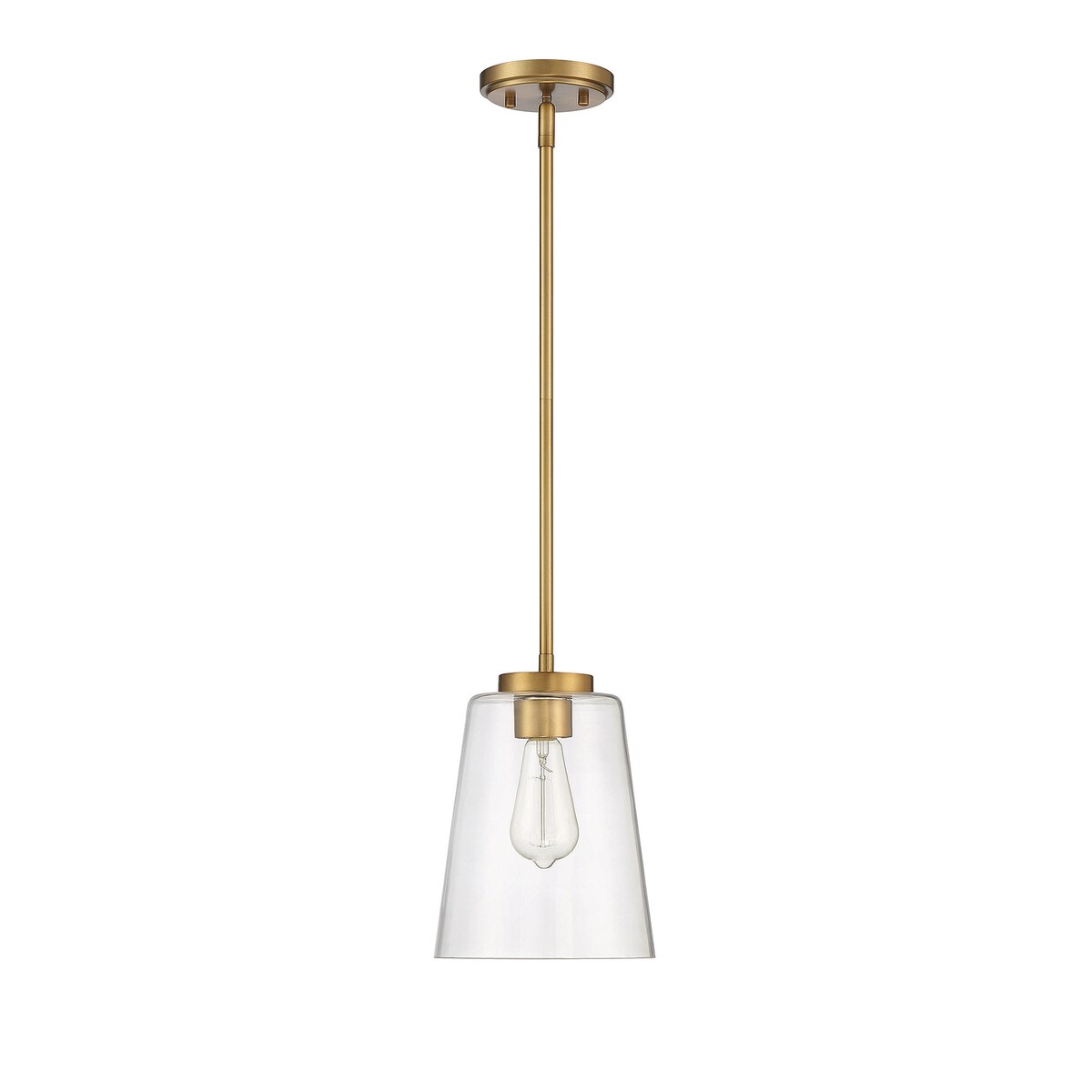 Calhoun 1 Light Matte Black Large Mini-Pendant