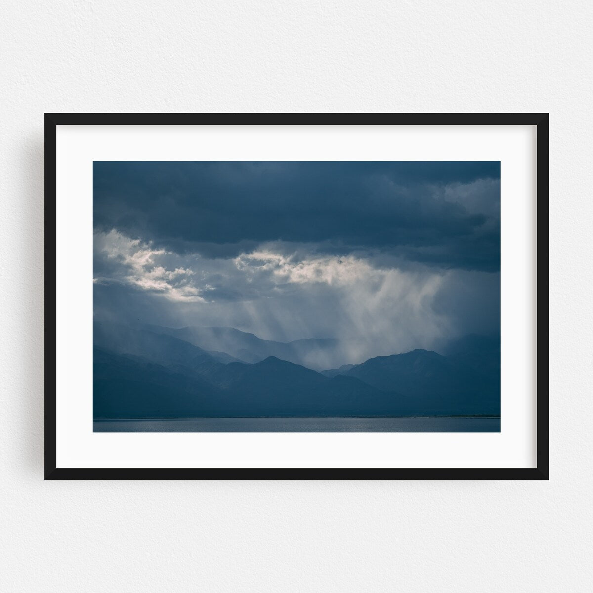 California Dramatic Sky Salton Sea Photography Art Print/Poster