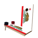 California Flag Cornhole Set w LED Lights