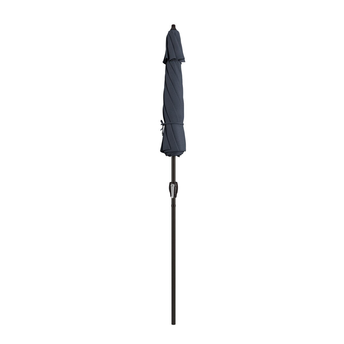 California Umbrella 7.5' Round Aluminum Crank Lift Auto Tilt 8 Rib Patio Umbrella, Bronze Finish, Sunbrella Fabric