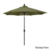 Pompano 9ft Crank Lift Push Button Tilt Round Patio Umbrella by Havenside Home, Base Not Included