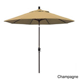 Pompano 9ft Crank Lift Push Button Tilt Round Patio Umbrella by Havenside Home, Base Not Included