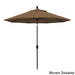Pompano 9ft Crank Lift Push Button Tilt Round Patio Umbrella by Havenside Home, Base Not Included