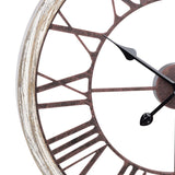 Calista Round Modern Farmhouse Wall Clock - 23.5"H x 23.5"W x 2.25"D