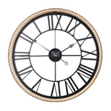Calista Round Modern Farmhouse Wall Clock - 23.5"H x 23.5"W x 2.25"D