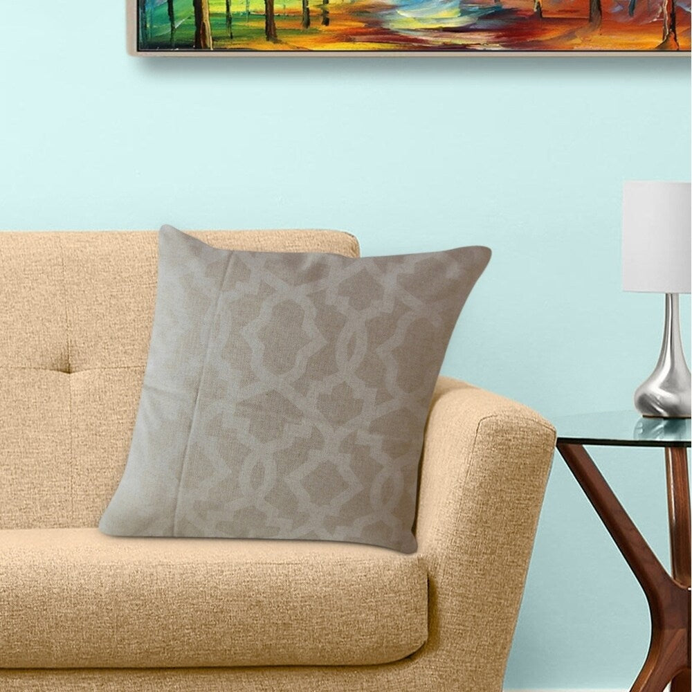 Callahan Geometric Throw Pillow Cloud