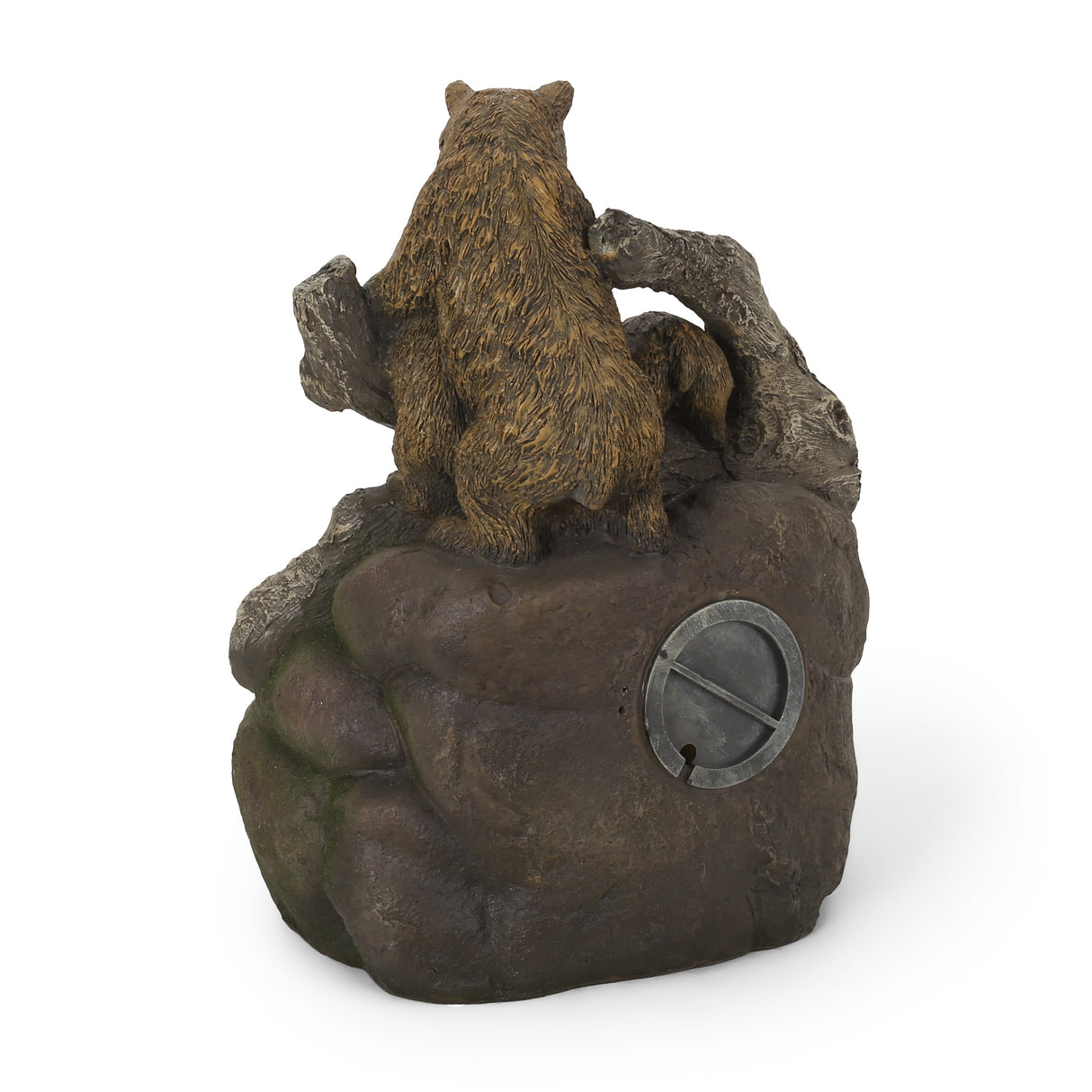 Callan Outdoor Outdoor Bear Family Fountain by Christopher Knight Home